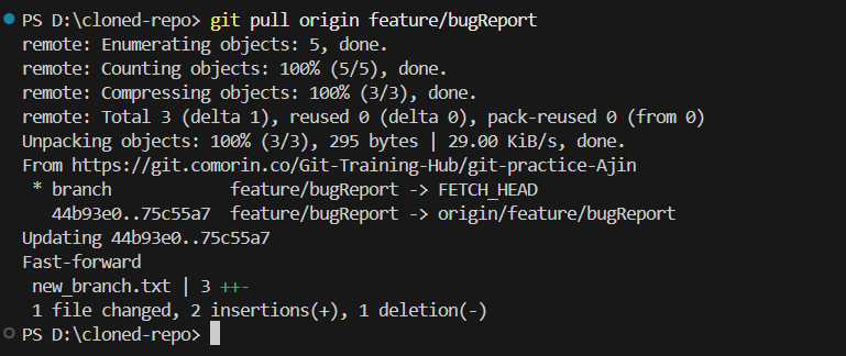 Git pull