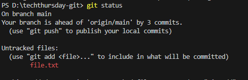 Git add