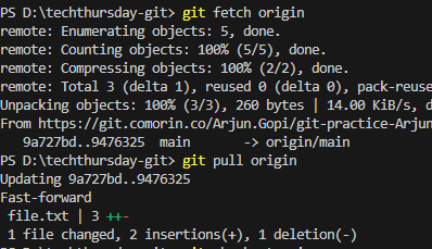 Git pull