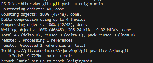 Git push