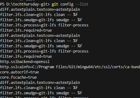 Git status