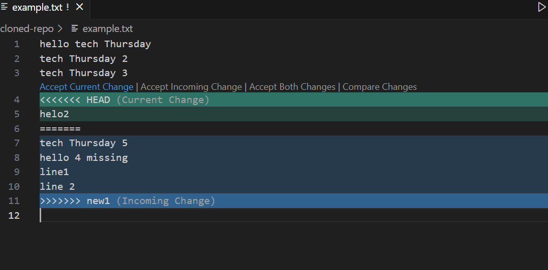 merge conflict 1
