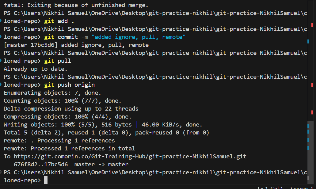 Git push