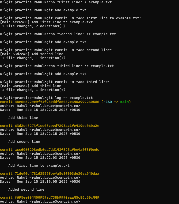 Viewing File History