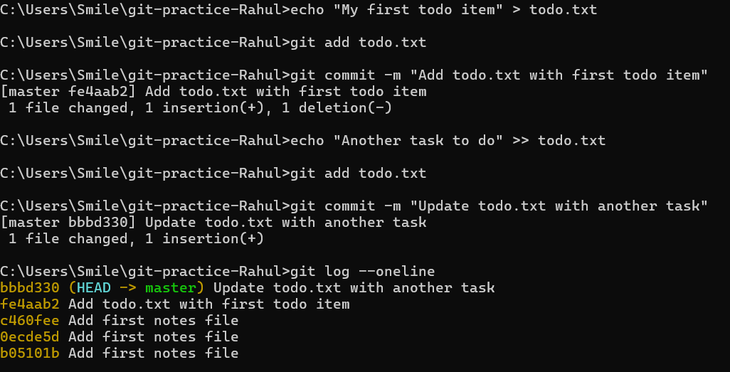 Git add