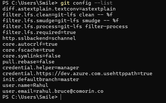 Git status