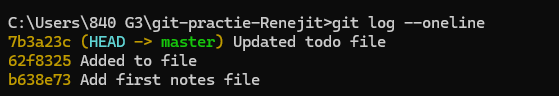 Git log