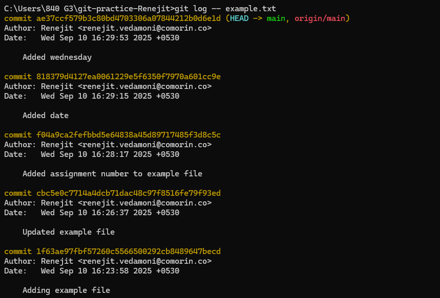 .git log -- example.txt