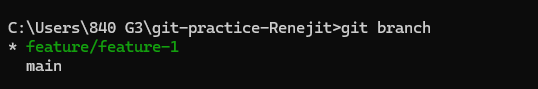 Git new branch