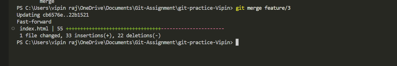 Git merge