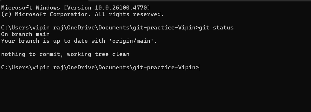 Git status